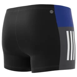 Adidas - Block 3 Stripes Boxer - Short De Bain 11 Adidas - Block 3 Stripes Boxer - Short De Bain -Swim Zone Soldes adidas block 3 stripes boxer short de bain detail 6