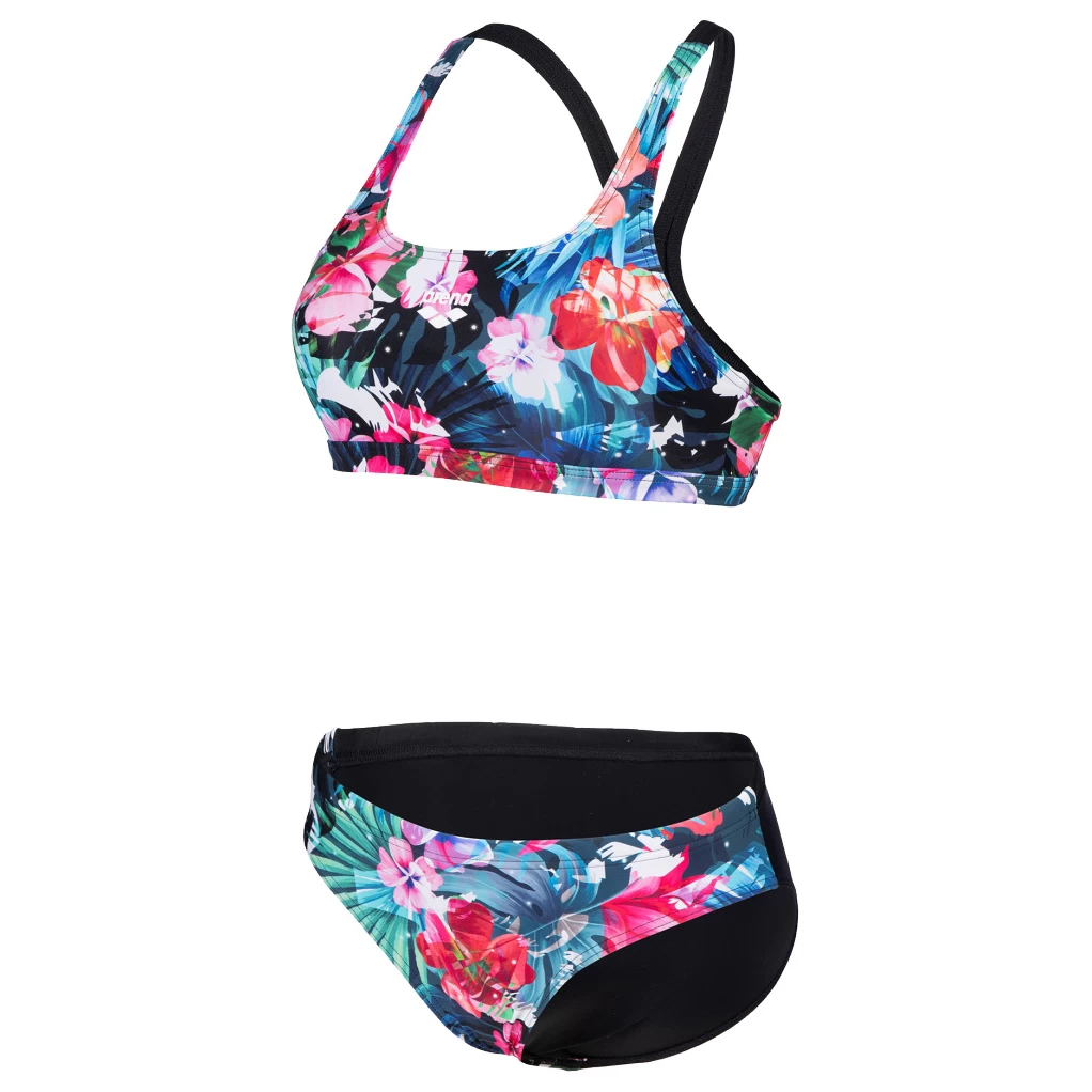 Arena - Women's Flower Bikini Swim Pro Back - Bikini 2 Arena - Women's Flower Bikini Swim Pro Back - Bikini – Image 2