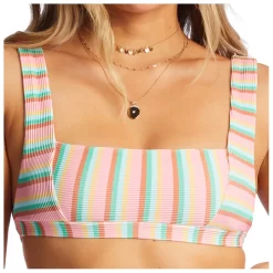 Billabong - Women's Island Glow Tanlines Tank - Haut De Maillot -Swim Zone Soldes billabong womens island glow tanlines tank haut de maillot 1