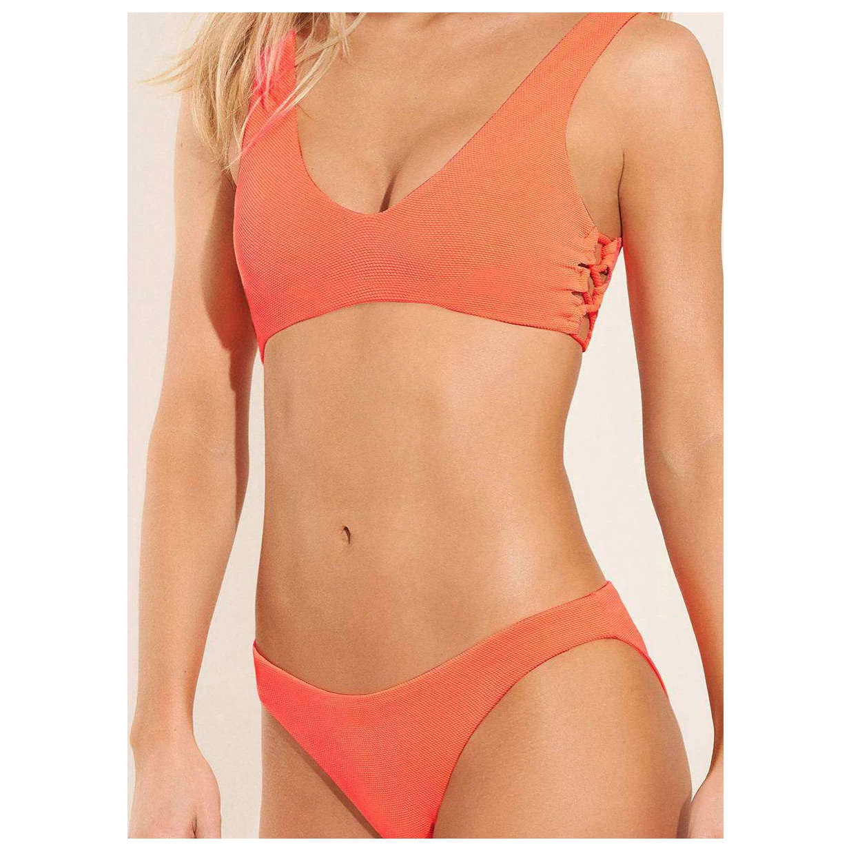 Maaji - Women's Orange Poppy Flirt - Bas De Maillot 4 Maaji - Women's Orange Poppy Flirt - Bas De Maillot – Image 4