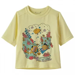 Patagonia - Baby's Cap SW T-Shirt - Lycra -Swim Zone Soldes patagonia babys cap sw t shirt lycra 2