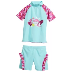 Playshoes - Kid's UV-Schutz Bade-Set Flamingo - Lycra