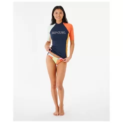 Rip Curl - Women's Day Break S/S UPF Top - Lycra 9 Rip Curl - Women's Day Break S/S UPF Top - Lycra -Swim Zone Soldes rip curl womens day break s s upf top lycra detail 4