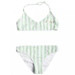 Roxy - Kid's Tropical Time Tri Bra Set - Bikini -Swim Zone Soldes roxy kids tropical time tri bra set bikini 2