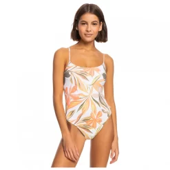 Roxy - Women's Printed Beach Classics Strappy One Piece - Maillot De Bain 8 Roxy - Women's Printed Beach Classics Strappy One Piece - Maillot De Bain -Swim Zone Soldes roxy womens printed beach classics strappy one piece maillot de bain detail 3