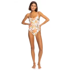 Roxy - Women's Printed Beach Classics Strappy One Piece - Maillot De Bain 11 Roxy - Women's Printed Beach Classics Strappy One Piece - Maillot De Bain -Swim Zone Soldes roxy womens printed beach classics strappy one piece maillot de bain detail 6