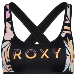 Roxy - Women's Roxy Active Athletic Bra Printed - Haut De Maillot -Swim Zone Soldes roxy womens roxy active athletic bra printed haut de maillot 1
