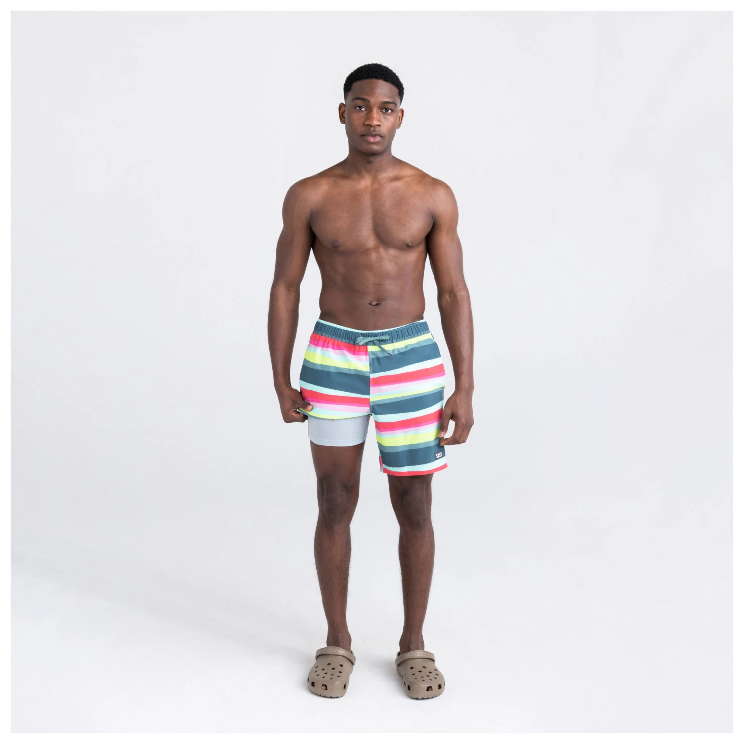 Saxx - Oh Buoy 2N1 Volley 7'' - Short De Bain 3 Saxx - Oh Buoy 2N1 Volley 7'' - Short De Bain – Image 3