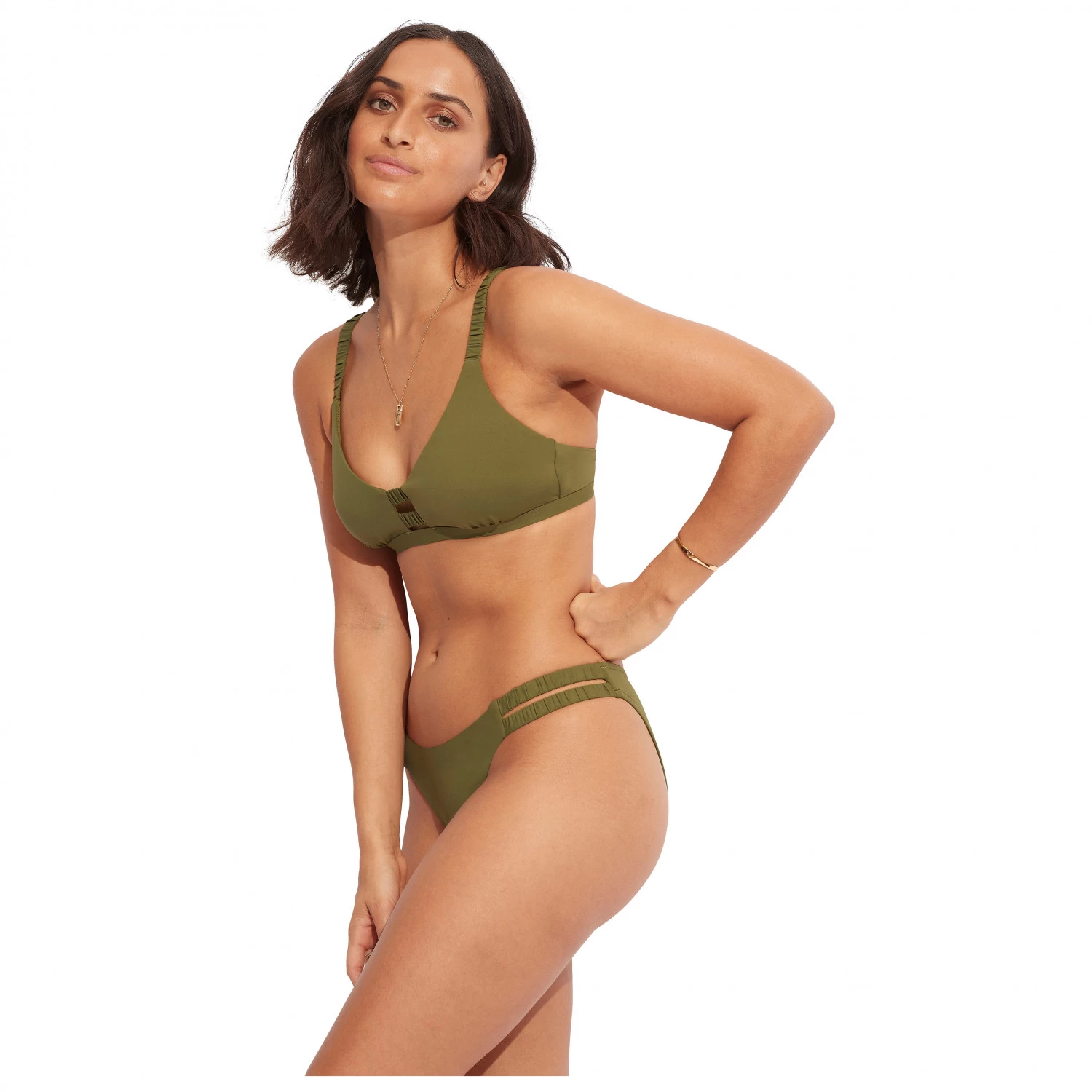 Seafolly - Women's Collective Gathered Tab Bralette - Haut De Maillot 4 Seafolly - Women's Collective Gathered Tab Bralette - Haut De Maillot – Image 4