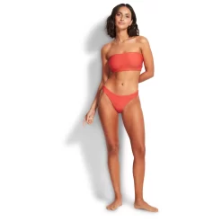 Seafolly - Women's Essentials High Rise - Bas De Maillot 9 Seafolly - Women's Essentials High Rise - Bas De Maillot -Swim Zone Soldes seafolly womens essentials high rise bas de maillot detail 4
