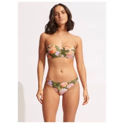 Seafolly - Women's Paradise Garden Reversible Hipster - Bas De Maillot 9 Seafolly - Women's Paradise Garden Reversible Hipster - Bas De Maillot -Swim Zone Soldes seafolly womens paradise garden reversible hipster bas de maillot detail 4