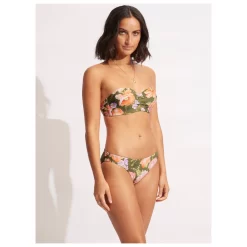 Seafolly - Women's Paradise Garden Reversible Hipster - Bas De Maillot 10 Seafolly - Women's Paradise Garden Reversible Hipster - Bas De Maillot -Swim Zone Soldes seafolly womens paradise garden reversible hipster bas de maillot detail 5