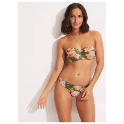 Seafolly - Women's Paradise Garden Reversible Hipster - Bas De Maillot 11 Seafolly - Women's Paradise Garden Reversible Hipster - Bas De Maillot -Swim Zone Soldes seafolly womens paradise garden reversible hipster bas de maillot detail 6
