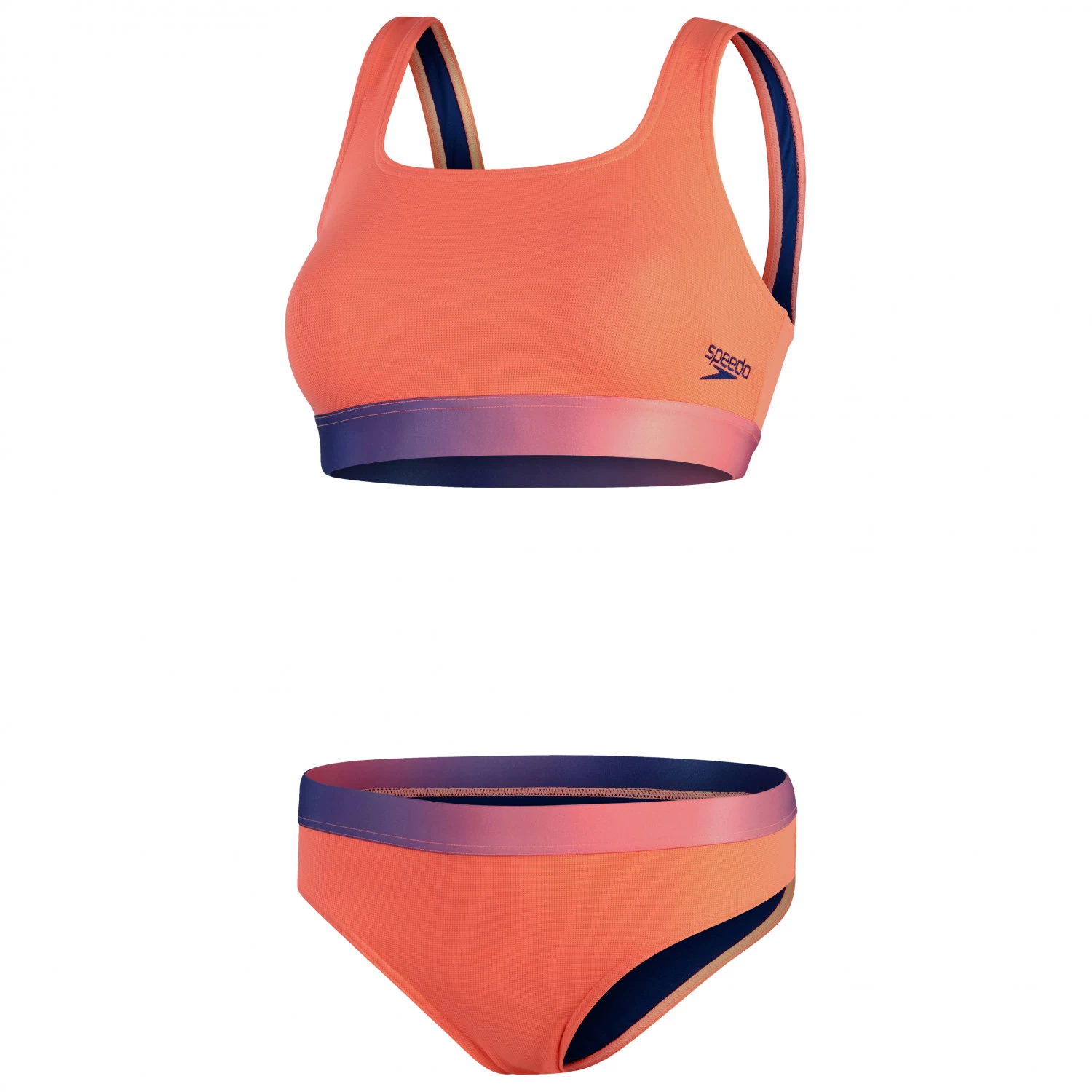 Speedo - Women's Deep U-Back 2 Piece - Bikini 4 Speedo - Women's Deep U-Back 2 Piece - Bikini – Image 4