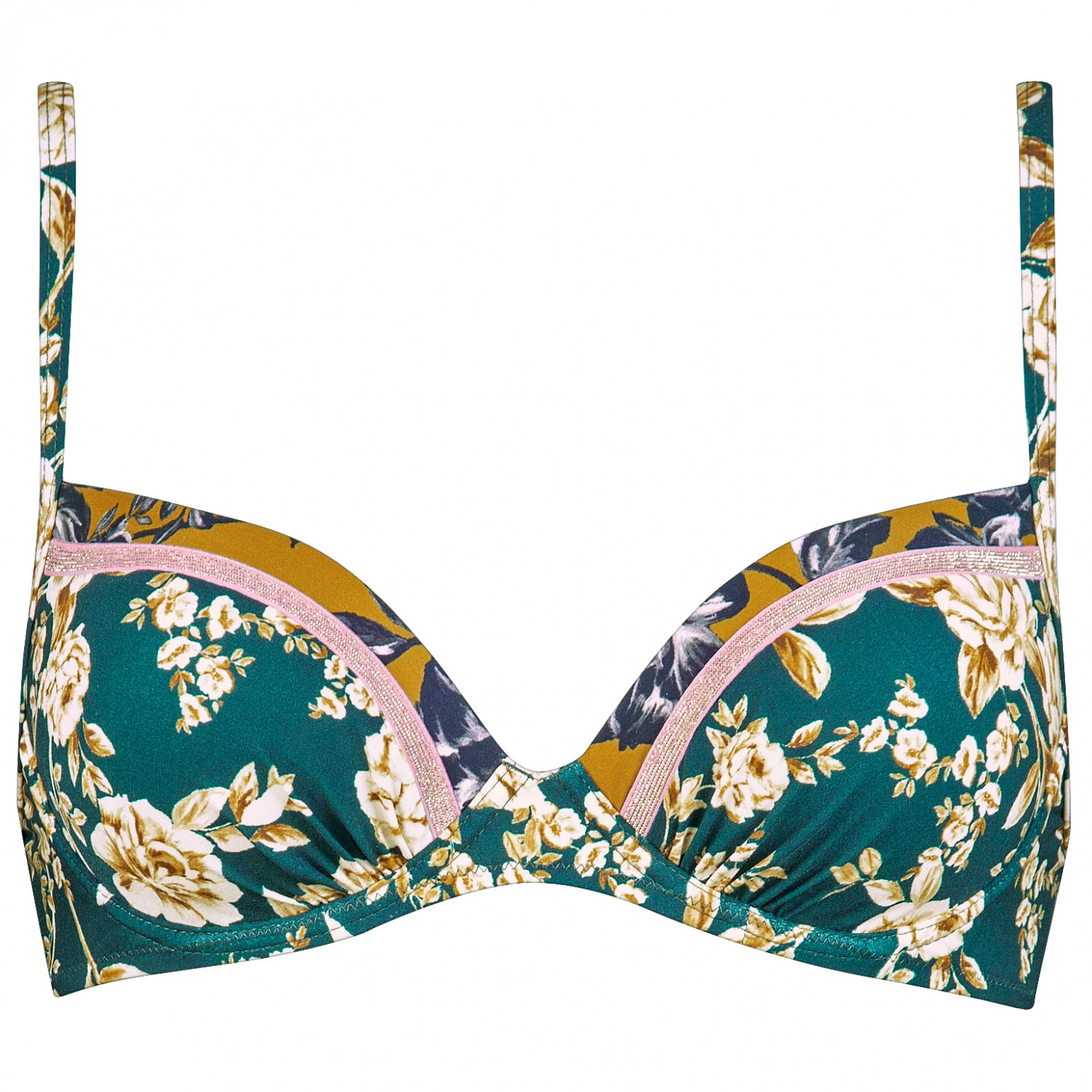 Watercult - Women's Bikini Top Ottomane Flower 2 - Haut De Maillot 1 Watercult - Women's Bikini Top Ottomane Flower 2 - Haut De Maillot